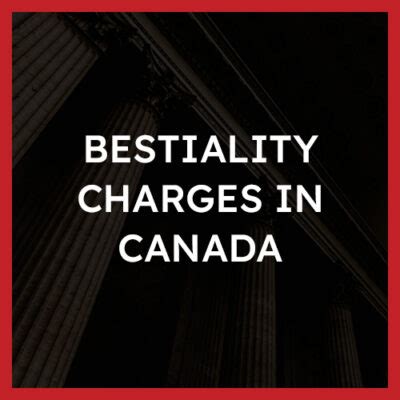 is bestiality legal in canada|Bestiality and animal fighting (Bill C